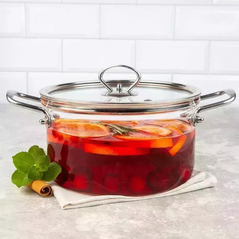 Кастрюля APPETITE CRF-8 стекл 4,5л Studio