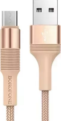 Кабель BOROFONE (6931474703194) BX21 USB (m)-microUSB (m) 1.0м - золото micro -micro -