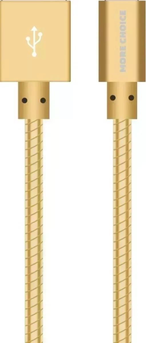 Кабель MORE CHOICE (4627151191997) K31m USB (m)-microUSB (m) 1.0м - золотой -micro -