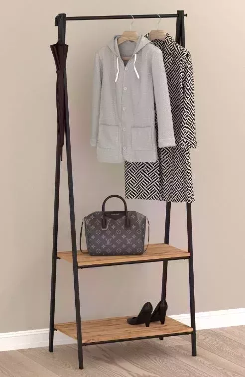 Вешалка ЗМИ гардеробная Алабама 22 (ALABAMA 22 clothes rack) черный ВГА22 Ч 22 22 Ч
