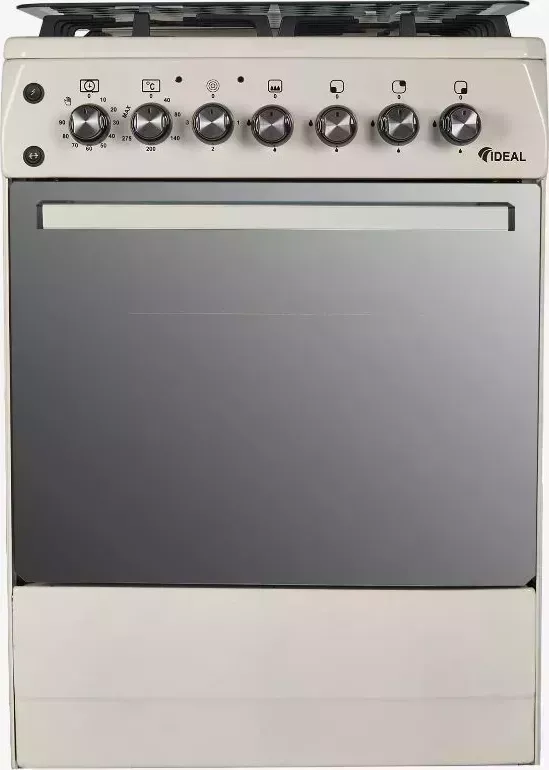 Плита газовая IDEAL L405 ГК чуг.молочный