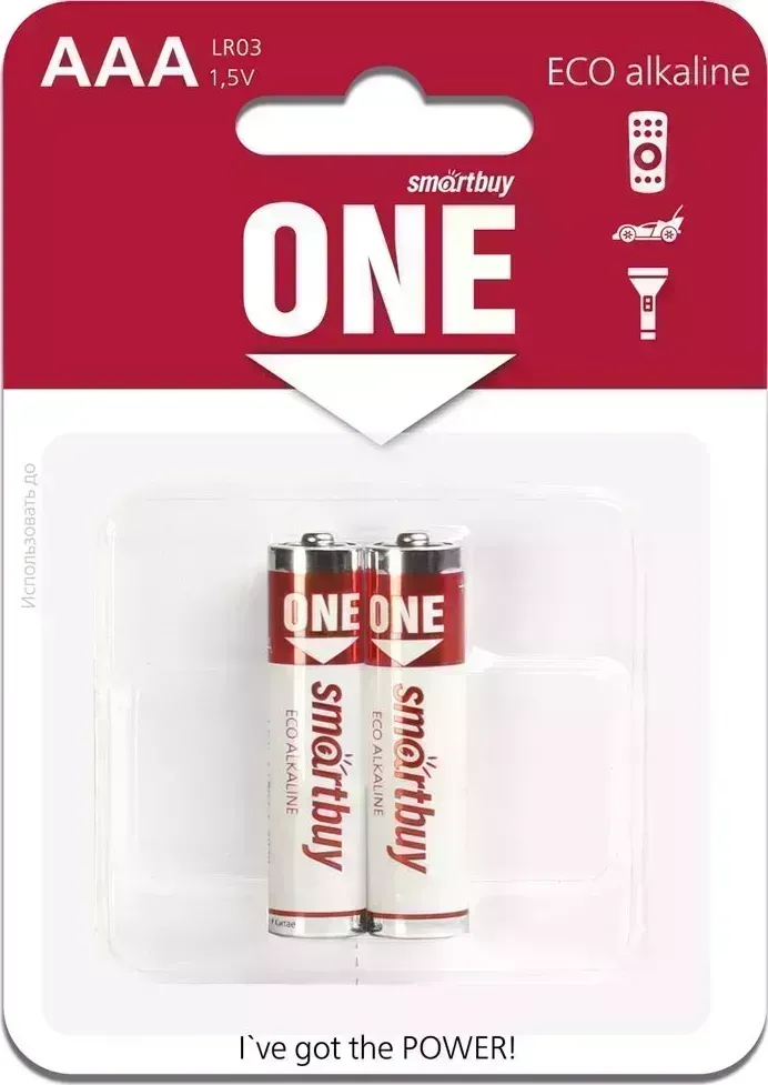 Батарейка SMARTBUY (SOBA-3A02B-Eco) ONE LR03/2B