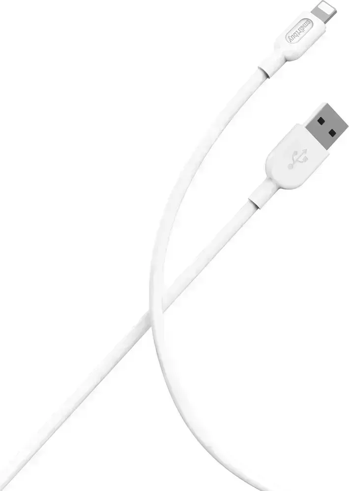 Кабель SMARTBUY (iK-512-S01w) S01 Lightning белый, 2.4 А, 1 м