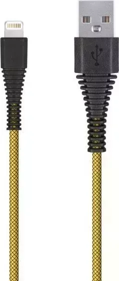 Кабель SMARTBUY (iK-520n-2 yellow) USB - 8-pin, "карбон" - 2.0 м, желтый