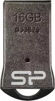 Флеш-накопитель SILICON POWER 16GB TOUCH T01 черный