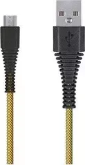 Кабель SMARTBUY (iK-10n-2 yellow) USB - micro USB, "карбон"- 1.0 м, желтый