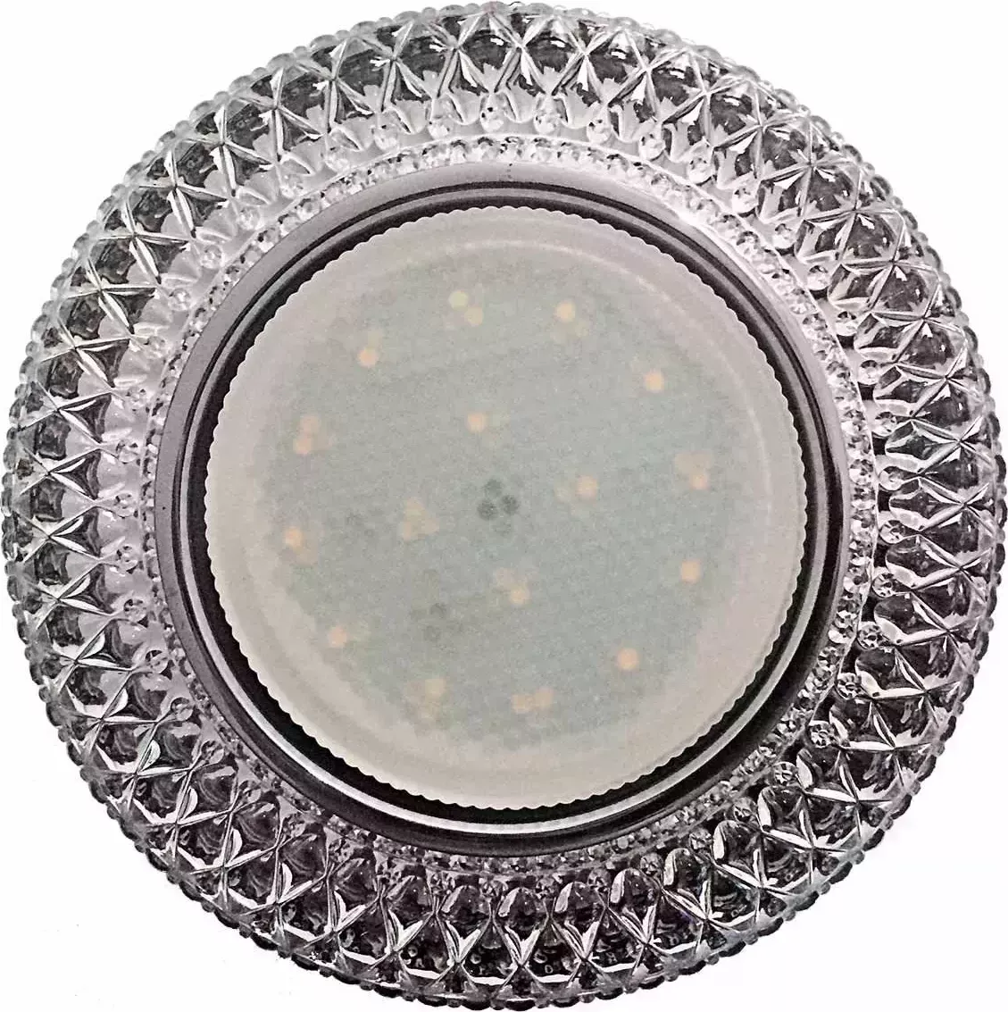 Светильник СПУТНИК GX53 DECOR T прозрачный/хром встраиваемый светодиодный T