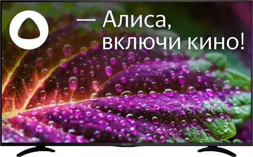 Телевизор VEKTA LD-50SU8815BS SMART TV Яндекс