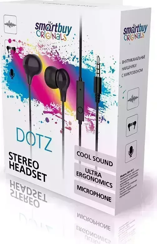 Гарнитура SMARTBUY (SBH-017) DOTZ черный