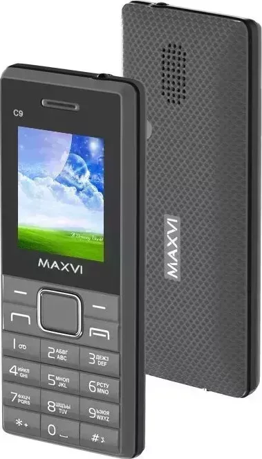 Телефон MAXVI C9I GREY-BLACK телефон