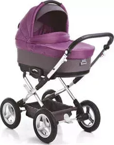 Коляска 2 в 1 Geoby 2 в 1 С800 (серый/фиолетовый) с сумкой r379