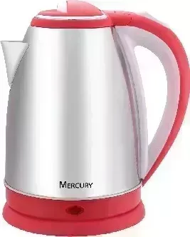 Чайник электрический MERCURY MC-6617 нержавейка красный