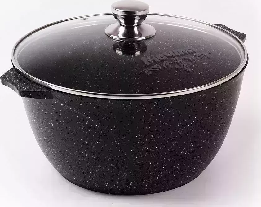 Кастрюля МЕЧТА 43802И Гранит black Induction Pro 3л
