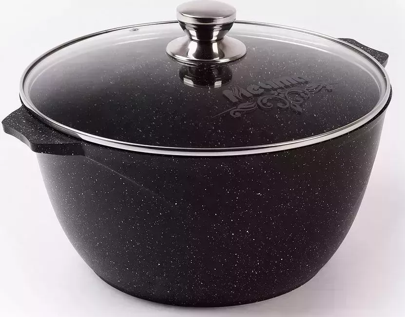 Кастрюля МЕЧТА 41802 Гранит black 1л