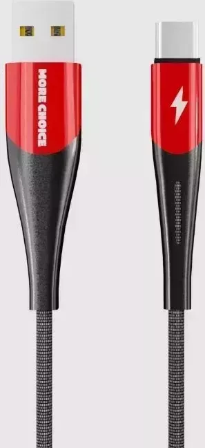 Кабель MORE CHOICE (4627151198156) K41SaNew Red Black