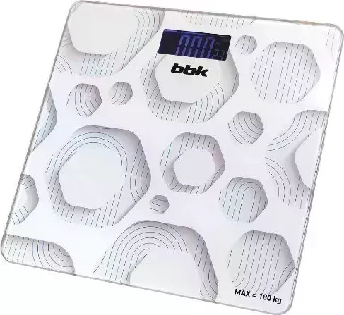 Весы напольные BBK BCS3005GE белый/серый