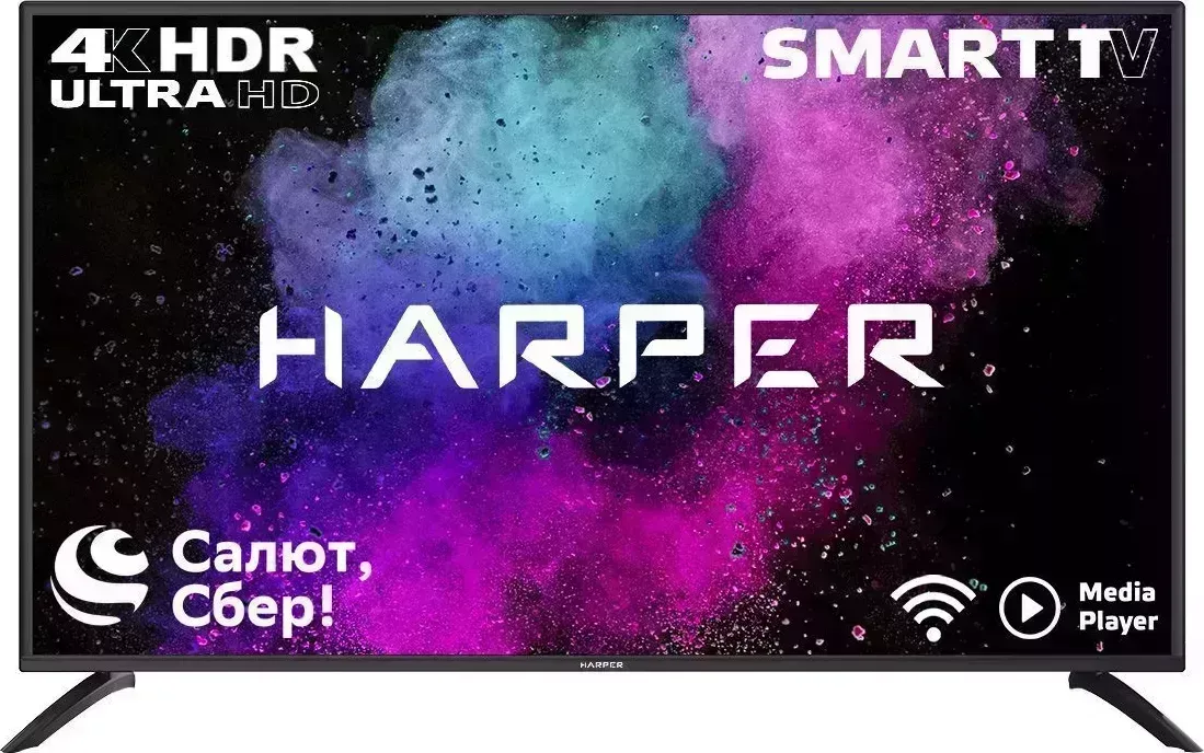 Телевизор HARPER 50U610TS UHD SMART Салют