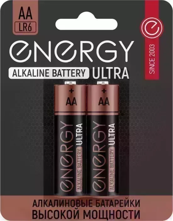 Батарейка ENERGY Ultra LR6/2B (АА) (104403)