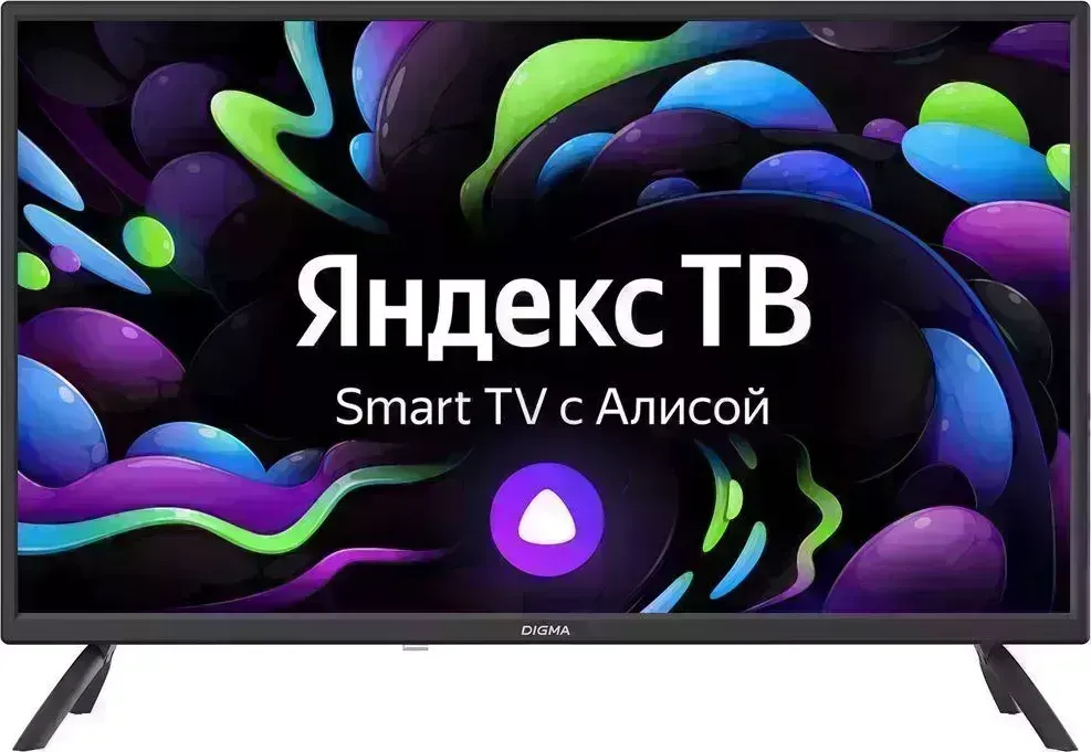 Телевизор DIGMA DM-LED32SBB31 HD Smart ОС Яндекс.ТВ HD SMART Яндекс