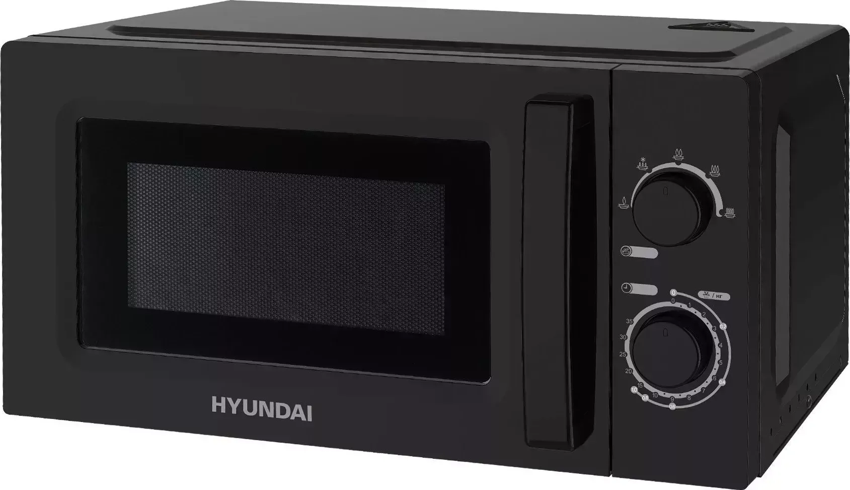 Микроволновая печь HYUNDAI HYM-M2008 20л. 700Вт черный