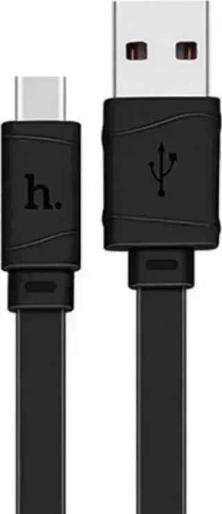 Кабель HOCO (6957531042693) X5 USB-Type-C 2.4A 1.0М силикон черный