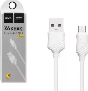 Кабель HOCO (6931474735539) X52 USB (m)-microUSB (m) 1.0м - черный -micro -