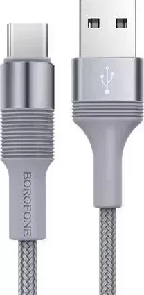 Кабель BOROFONE (6931474703248) BX21 USB (m)-Type-C (m) 1.0м - серый Type-C -