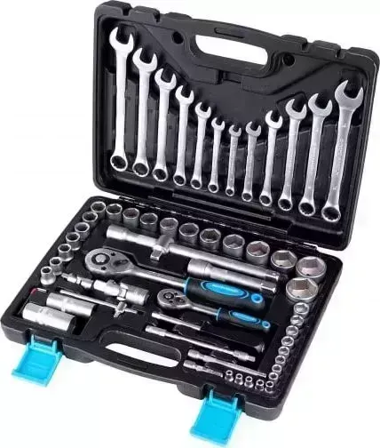Набор инструментов AUTOVIRAZH (AV-212061) инструмента 61 предм. 1/2" 1/4"DR