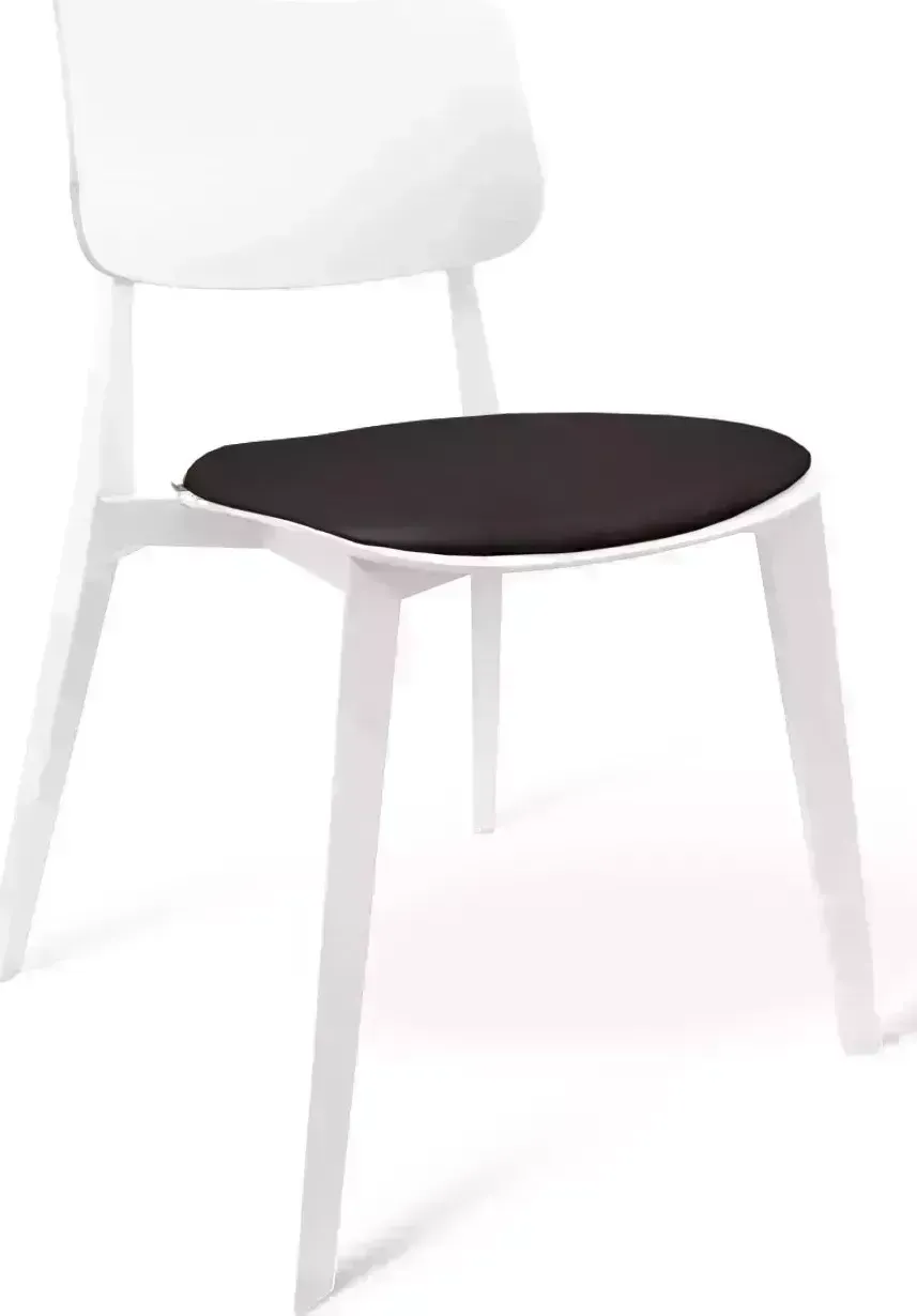 Стул SHEFFILTON SHT-S110-CN1 белый/черный пластик/кож.зам 172651