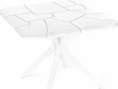 Стол раскладной SHEFFILTON SHT-TU30/TT30 83/83 белый/белый (183581)