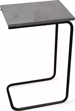 Стол журнальный SHEFFILTON SHT-CT9 бетон чикаго светлый/черный муар ЛДСП/металл 205155 Столик