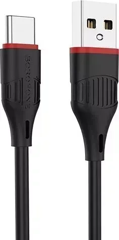 Кабель BOROFONE (6957531099390) BX17 USB-Type-C 2A 1.0m - черный Type-C 2A -