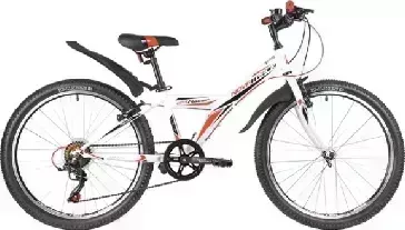 Велосипед NOVATRACK 24SH6V.RACER.12WT20 24" RACER сталь.рама 12" ,белый 140688