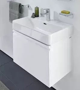 Тумба под раковину Laufen Pro шкаф 1395.6 с внутр. ящиком скрытый сифон белый (4.8306.2.095.463.1)