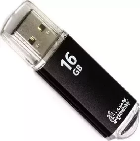 Флеш-накопитель SMARTBUY (SB16GBVC-K) 16GB V-CUT BLACK