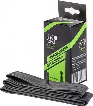 Велосипедная камера STELS Вело NTG 24"X1.95"/2.125" автовентиль, в инд. упаковке*790012*LU089575 Аксессуар д/велосипедов в