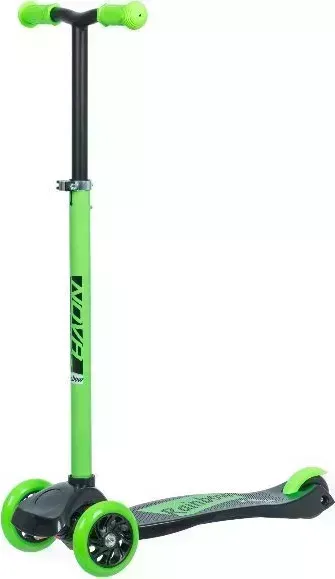 Самокат NOVATRACK 120.NRAINBOW.GN20 Кикборд зеленый 141015
