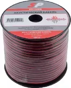Кабель SPARKS BELSIS (SP2100RB) Акустический " " 2х1,0 мм2 красно-черный, 100м