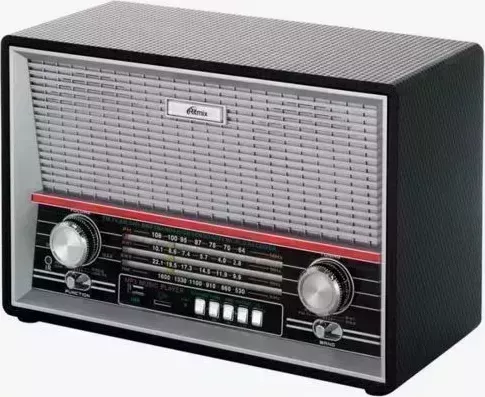 Радиоприемник RITMIX RPR-102 черный (карбон)