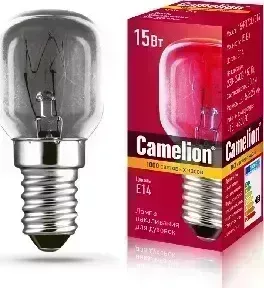 Лампа CAMELION 15/PT/CL/E14 (Эл. накал.для духовок)