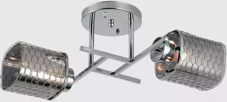 Люстра RITTER 52521 9 Modern 169/2 2хE27, 390х350х185мм, хром, СВЕТИЛЬНИКИ ПОТОЛОЧНЫЕ, ЛЮСТРЫ 9