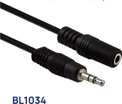 Кабель BELSIS (BL1034) Jack 3.5 mm вилка Jack 3.5 розетка, удлинитель, стерео-аудио, 5 м.