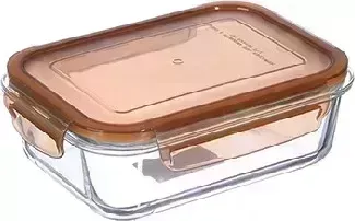 Контейнер VETTA для продуктов на защелках 1000мл, жаропрочное стекло 845-112
