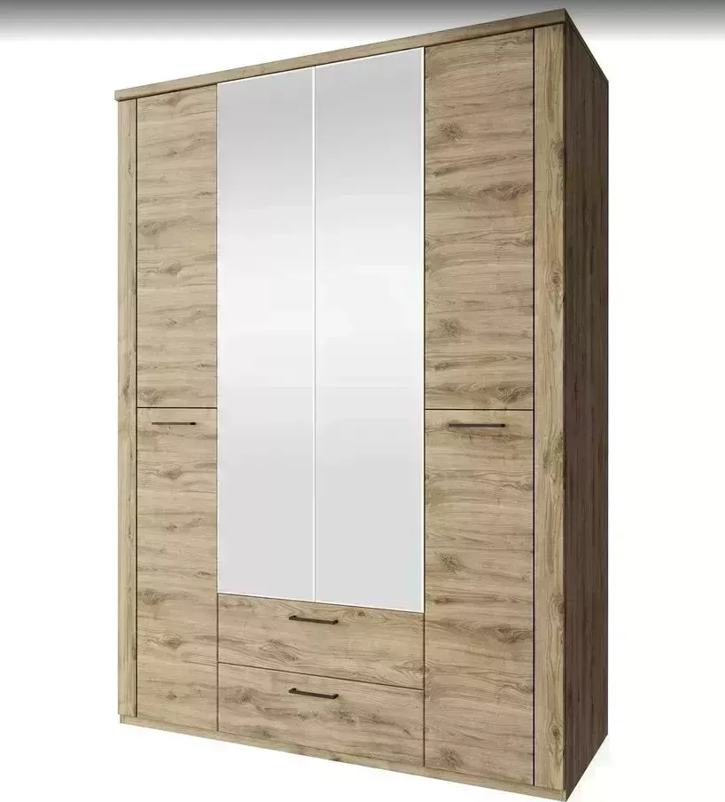 Шкаф АНРЭКС DOORSET 4DG2S Z. Цвет ДУБ НАВАРРА (6 уп)