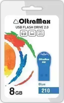 Флеш-накопитель OLTRAMAX OM-8GB-210-синий USB флэш-накопитель