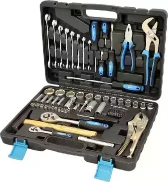 Набор инструментов AUTOVIRAZH (AV-212072) инструмента 72 предм. 1/2" 1/4" DR, CRV
