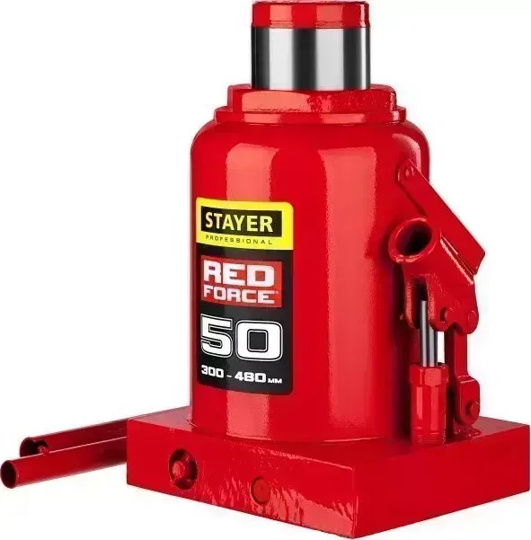 Домкрат STAYER RED FORCE 50т 300-480мм (43160-50_z01)