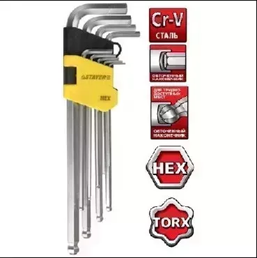 Набор инструментов STAYER 2741-H9-2 MASTER 9 предм.