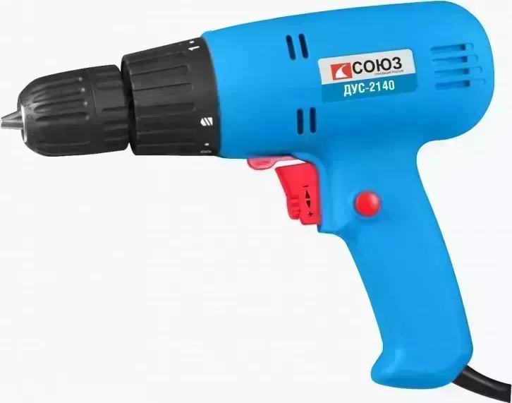 Дрель сетевая СОЮЗ ДУС-2140 дрель