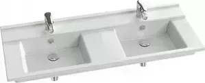 Раковина мебельная JACOB DELAFON Struktura Двойная 120x48 см подвесная 1 отв (EXF112-00)